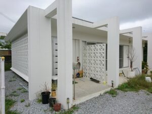 沖縄のコンクリート住宅