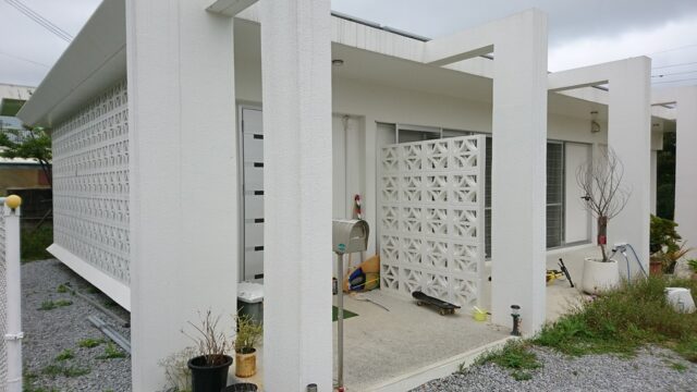 沖縄のコンクリート住宅